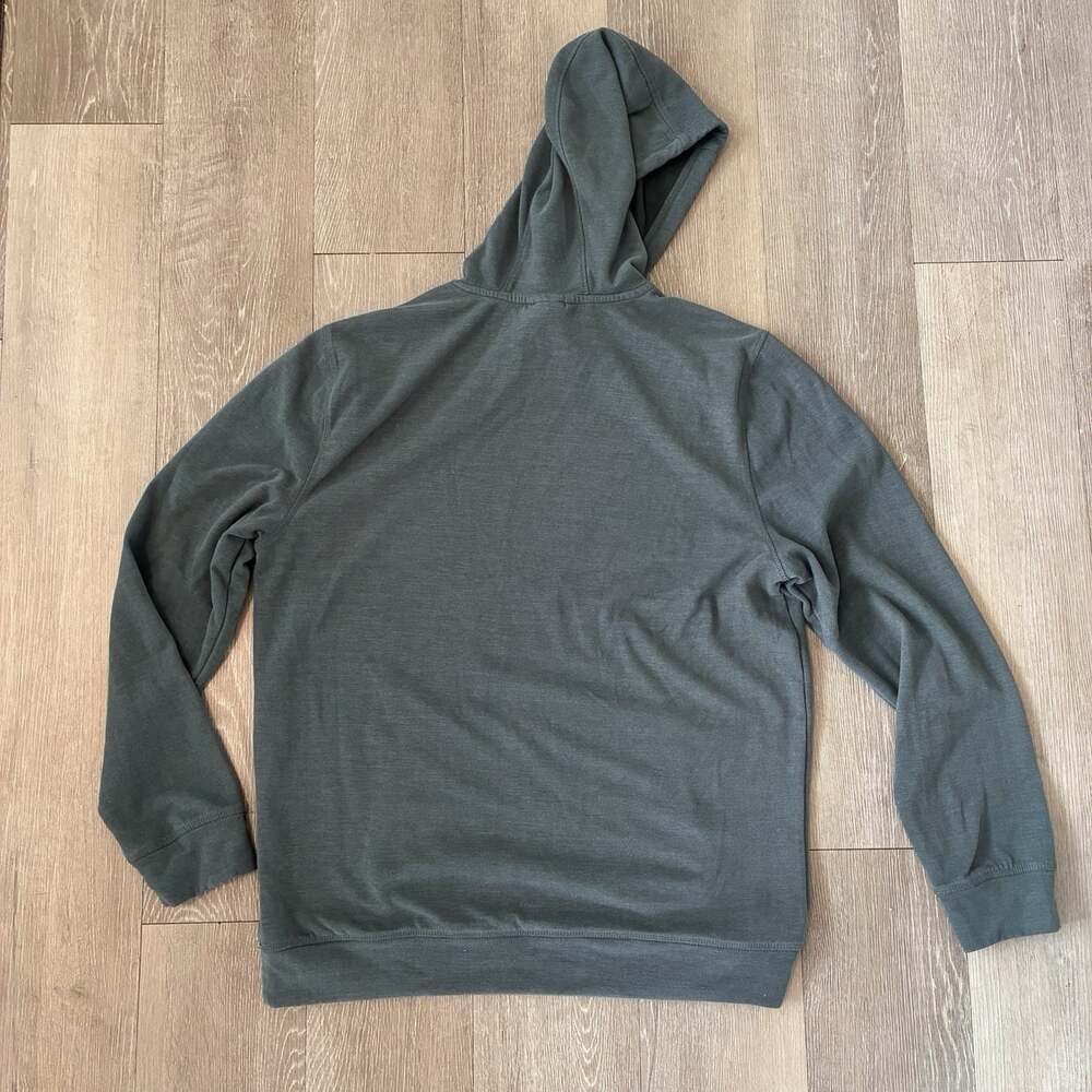 Avalanche Men’s Hoodie M Sage Green Micro Fleece Stretch Pullover Outdoor Active - Picture 7 of 7